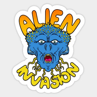 Alien Invasor Sticker